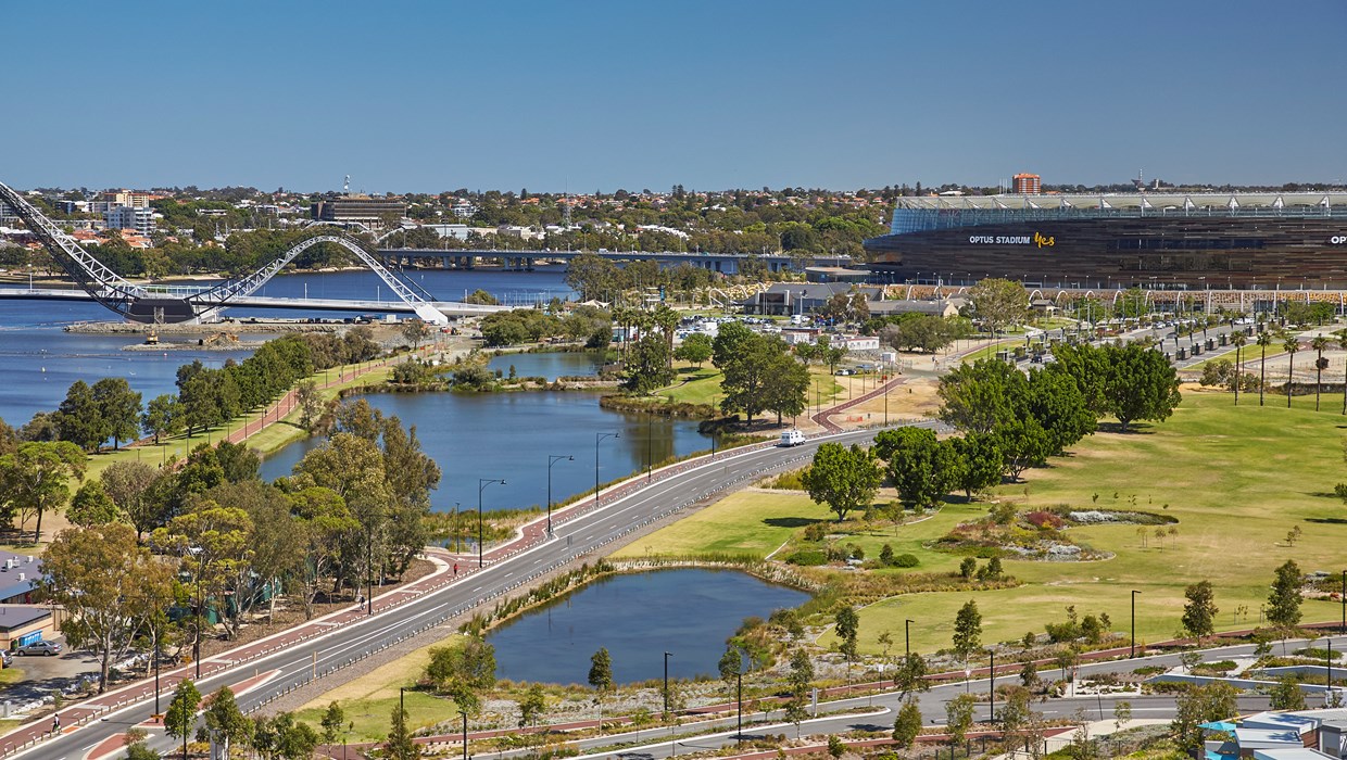 Burswood Peninsula – Perth’s foremost entertainment, tourism and sporting destination.