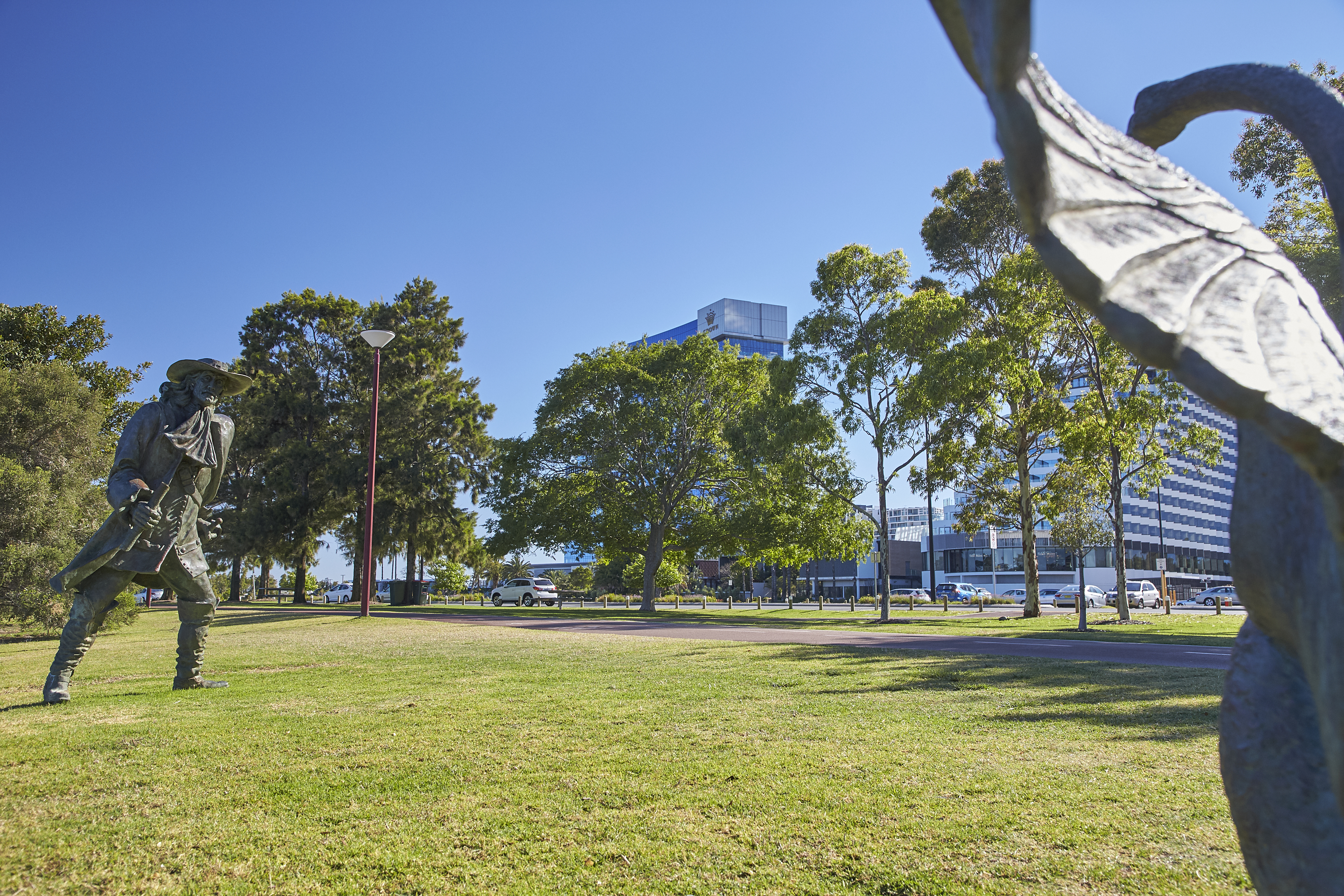 Dutch explorer, Willem de Vlamingh, gave rise to the name 'Swan River', just one of the many stories highlighted by Burswood Park's Heritage Trail.