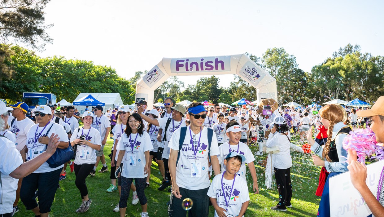 Big Walk for Perth Children's Hospital is one of a number of walks held each year to support WA charities.