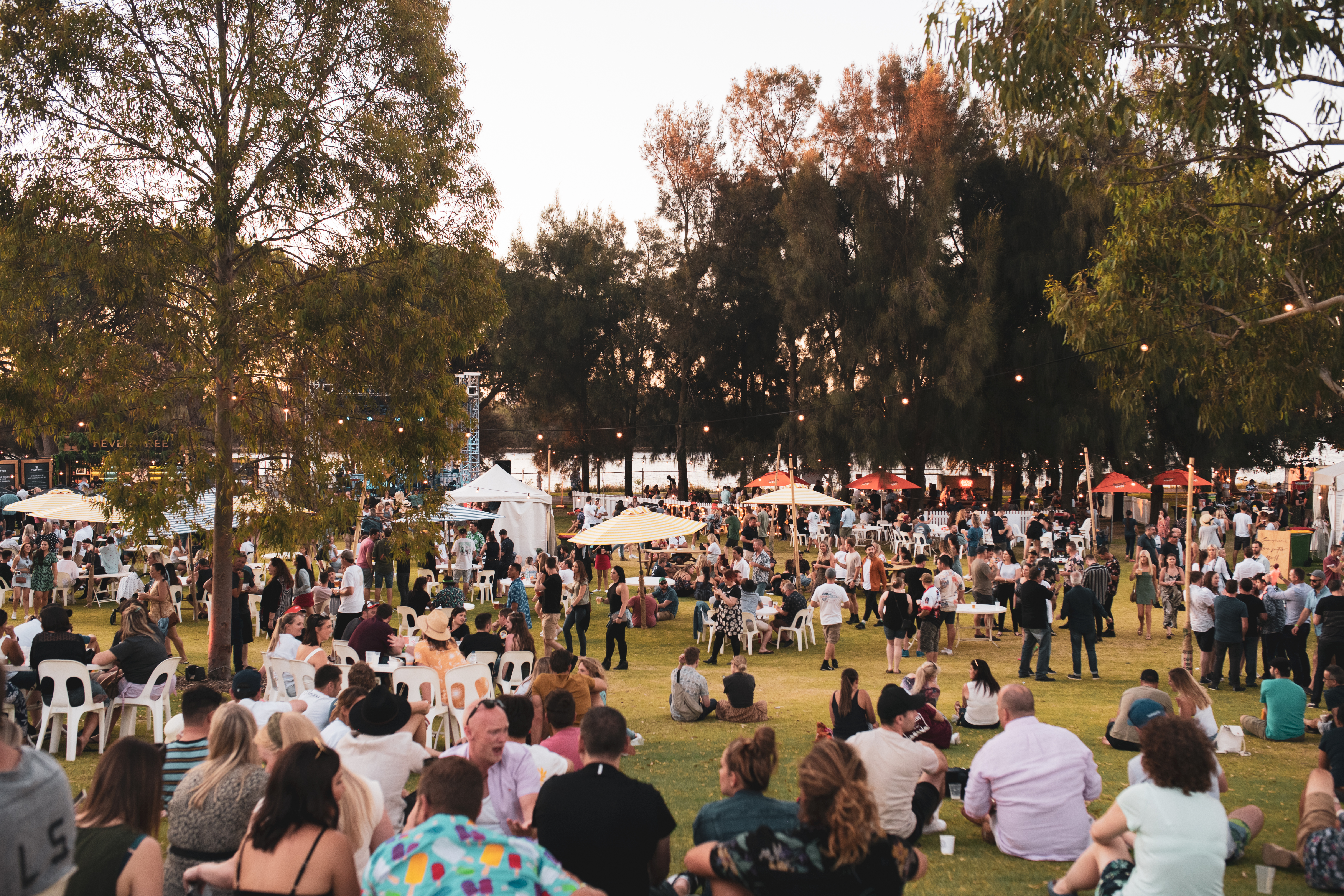 Plenty of crowds enjoying the atmosphere at Beer & Beef Festival 2019.